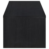Knapp Lift Top Cocktail Coffee Table with Dual Drawers Black - 706228