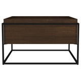 Fulton 30-inch Square Mango Wood Coffee Table Dark Brown - 706238