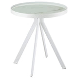 Briggs 2-piece Round Coffee and End Table Set White - 706258-S2