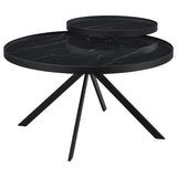 Briggs 2-piece Round Coffee and End Table Set Black - 706268-S2