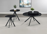 Briggs 3-piece Round Coffee and End Table Set Black - 706268-S3