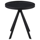 Briggs 3-piece Round Coffee and End Table Set Black - 706268-S3