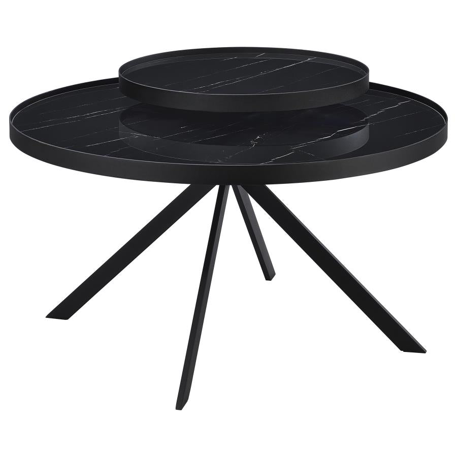 Briggs 3-piece Round Coffee and End Table Set Black - 706268-S3