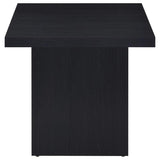 Devar Square Engineered Laminate End Side Table Black - 706277