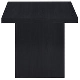Devar Square Engineered Laminate End Side Table Black - 706277