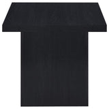 Devar Square Engineered Laminate End Side Table Black - 706277