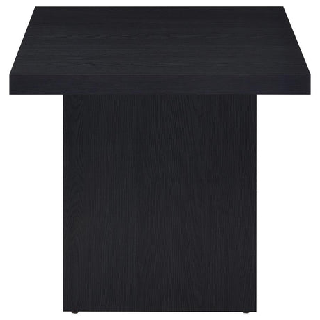 Max 2-piece Rectangular Coffee and End Table Set Black - 706278-S2