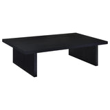 Max 2-piece Rectangular Coffee and End Table Set Black - 706278-S2