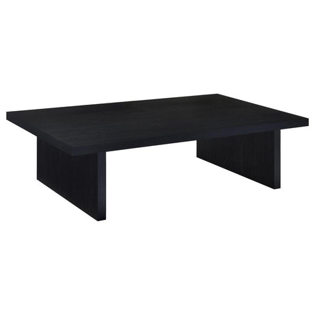Max 2-piece Rectangular Coffee and End Table Set Black - 706278-S2