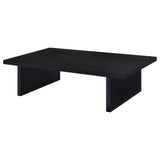 Max 2-piece Rectangular Coffee and End Table Set Black - 706278-S2