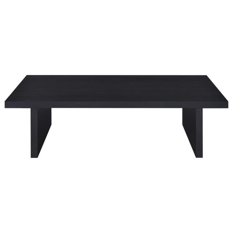 Max 2-piece Rectangular Coffee and End Table Set Black - 706278-S2