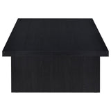 Max 2-piece Rectangular Coffee and End Table Set Black - 706278-S2
