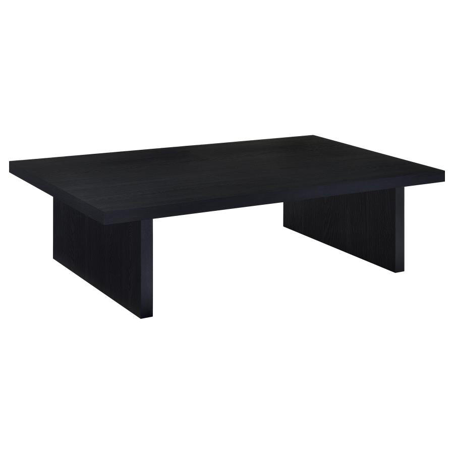 Max Rectangular Engineered Laminate Coffee Table Black - 706278
