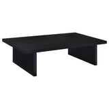 Max Rectangular Engineered Laminate Coffee Table Black - 706278