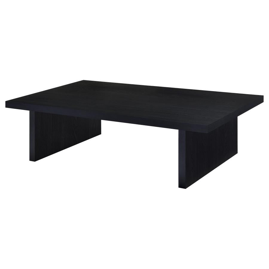 Max Rectangular Engineered Laminate Coffee Table Black - 706278