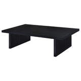 Max Rectangular Engineered Laminate Coffee Table Black - 706278