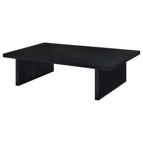 Max Rectangular Engineered Laminate Coffee Table Black - 706278