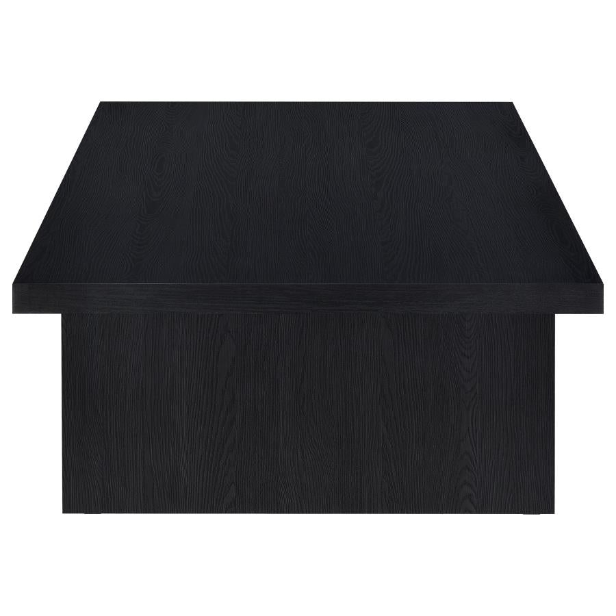 Max Rectangular Engineered Laminate Coffee Table Black - 706278