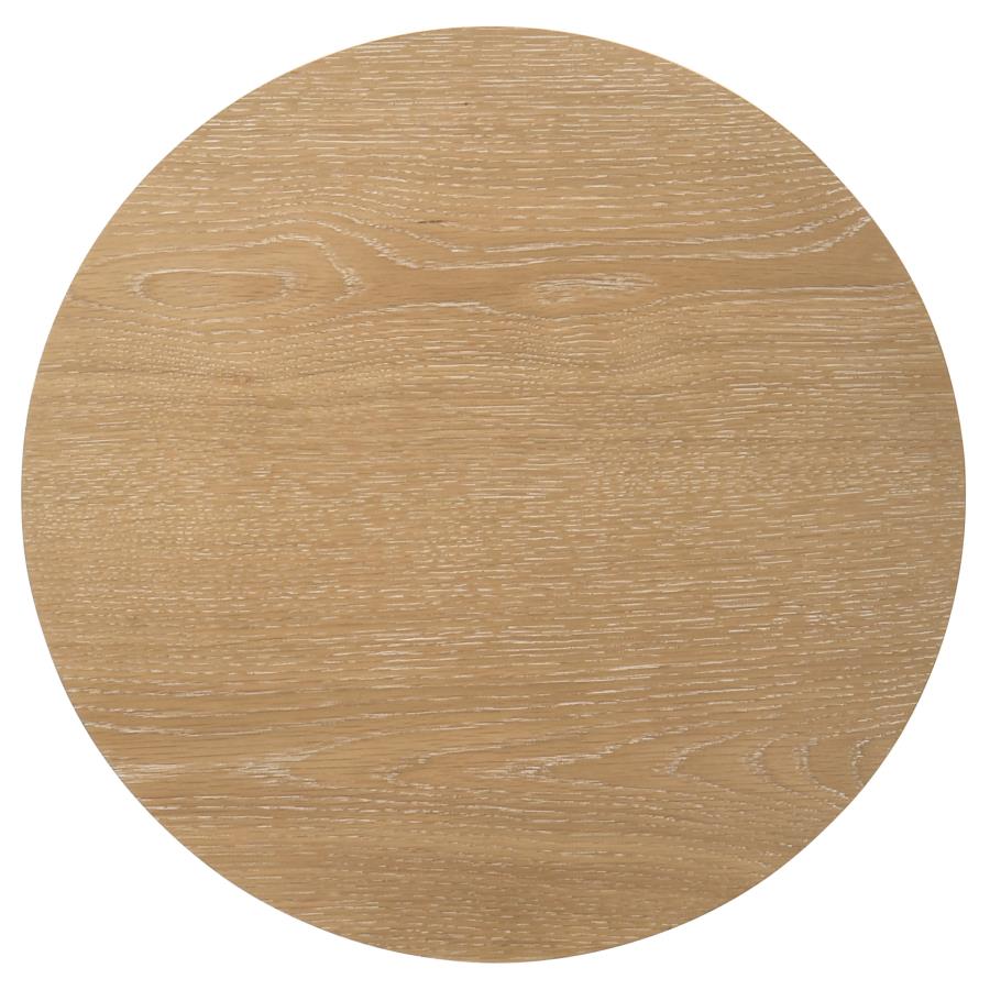 Ottowa 3-piece Round Wood Coffee Table Set Light Oak - 706298-S3