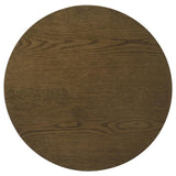Ottowa 22-Inch Round Wood Side End Table with Shelf Brown - 706307