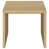 Canoga 2-piece Lift Top Cocktail Coffee Table Set Light Oak - 706348-S2
