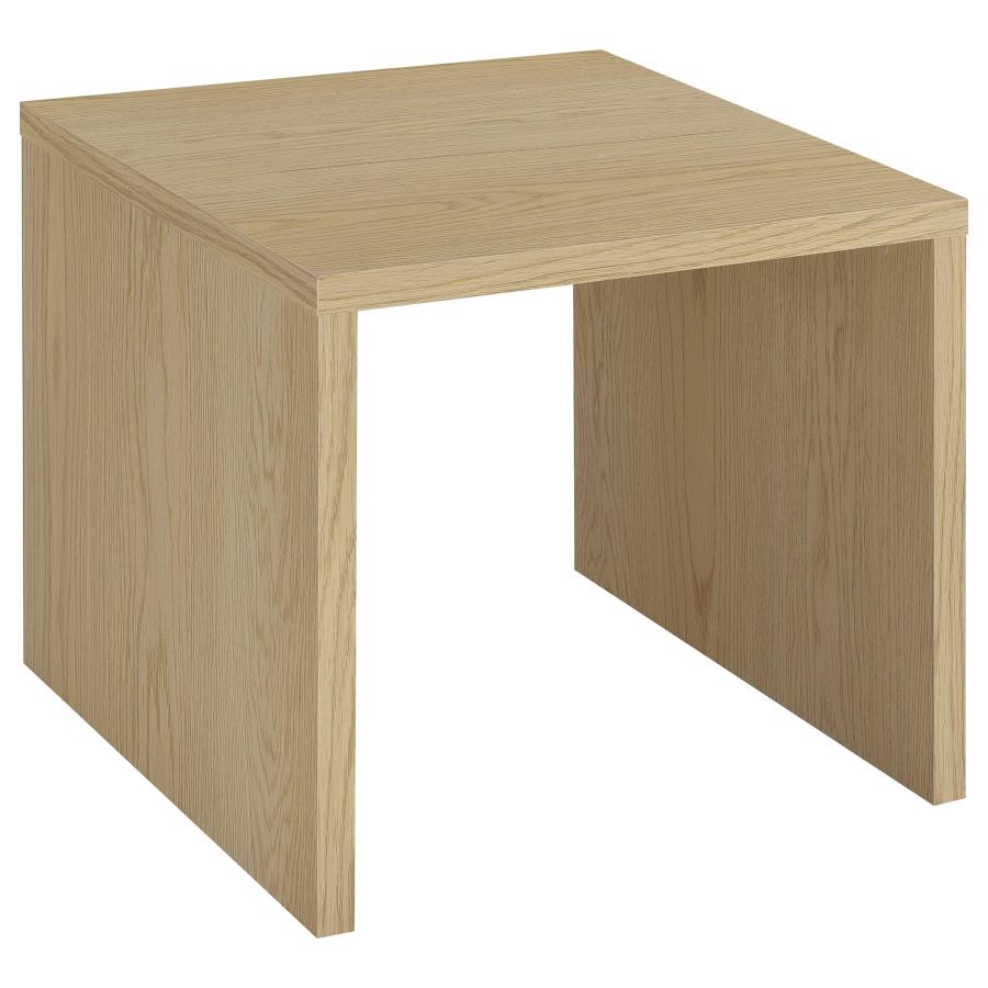 Canoga 3-piece Lift Top Cocktail Coffee Table Set Light Oak - 706348-S3