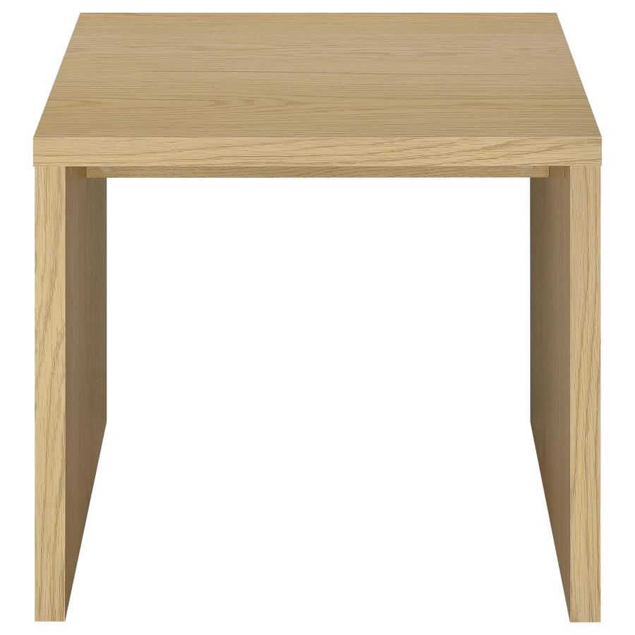 Canoga 3-piece Lift Top Cocktail Coffee Table Set Light Oak - 706348-S3