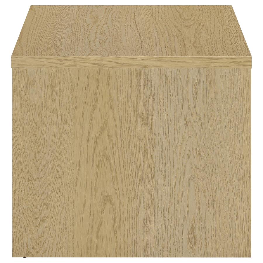 Canoga 3-piece Lift Top Cocktail Coffee Table Set Light Oak - 706348-S3
