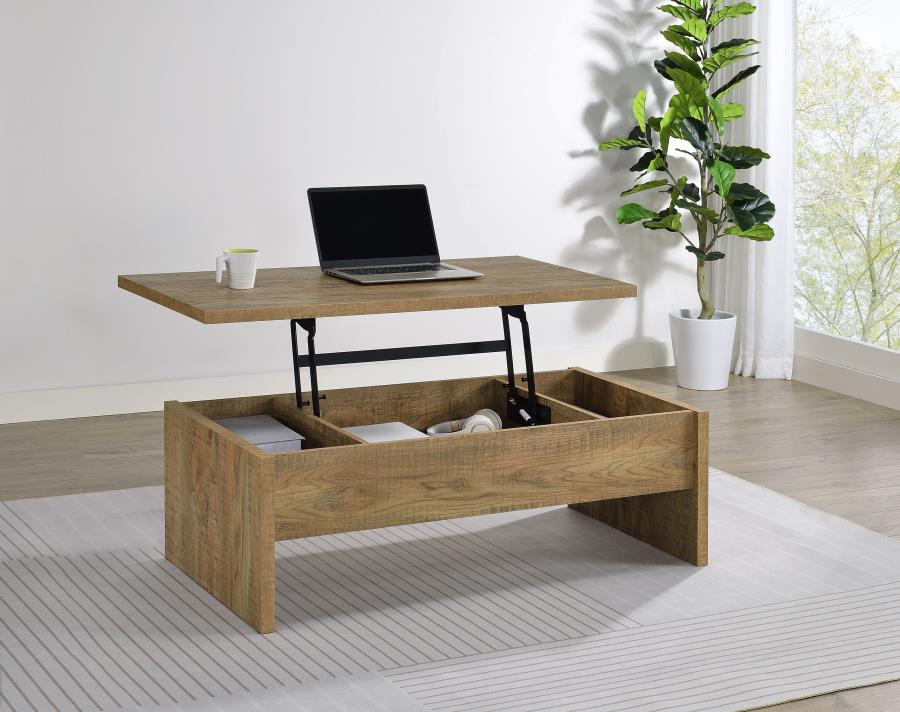 Canoga Engineered Wood Lift Top Cocktail Coffee Table Mango - 706358