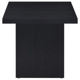 Devar 2-piece Square Cocktail Coffee End Table Set Black - 706408-S2
