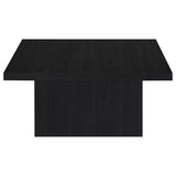 Devar 2-piece Square Cocktail Coffee End Table Set Black - 706408-S2