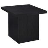 Devar 3-piece Square Cocktail Coffee End Table Set Black - 706408-S3