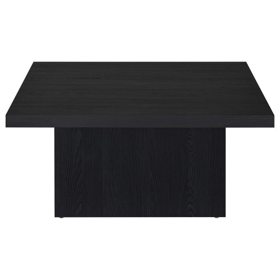 Devar 3-piece Square Cocktail Coffee End Table Set Black - 706408-S3