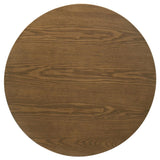 Franklin 2-piece Round Pedestal Coffee Table Set Dark Brown - 706438-S2