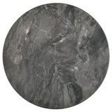 Bradley Round SmartTop End Side Table Smokey Grey and Brown - 706457