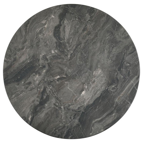 Bradley Round SmartTop Cocktail Coffee Table Smokey Grey and Brown - 706458