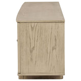 Kailani 79-inch 4-door Cane TV Stand Media Console Beige Oak - 706583