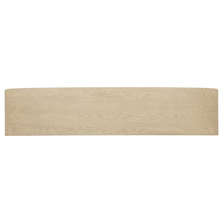 Kailani 79-inch 4-door Cane TV Stand Media Console Beige Oak - 706583