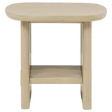 Kailani 3-piece Coastal Coffee and End Table Set Beige Oak - 706588-S3