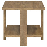 Dawn Square Engineered Wood End Table Mango Brown - 707717