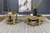 Dawn 2-piece Round Coffee and End Table Set Mango Brown - 707718-S2