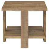 Dawn 2-piece Round Coffee and End Table Set Mango Brown - 707718-S2