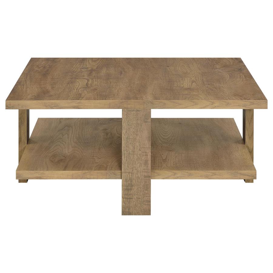 Dawn 2-piece Round Coffee and End Table Set Mango Brown - 707718-S2