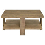 Dawn Square Engineered Wood Coffee Table Mango Brown - 707718
