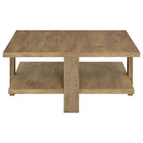 Dawn Square Engineered Wood Coffee Table Mango Brown - 707718