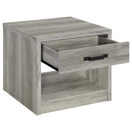 Felix 2-piece Coffee and End Table Set Grey Driftwood - 707728-S2