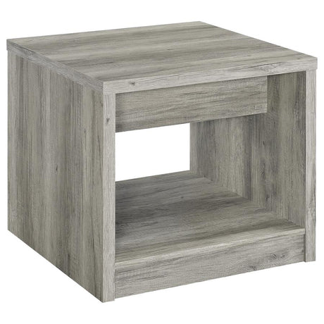 Felix 2-piece Coffee and End Table Set Grey Driftwood - 707728-S2