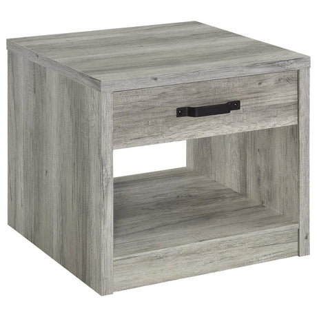 Felix 3-piece Coffee and End Table Set Grey Driftwood - 707728-S3