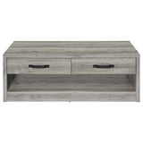 Felix 3-piece Coffee and End Table Set Grey Driftwood - 707728-S3