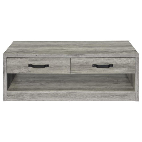 Felix 3-piece Coffee and End Table Set Grey Driftwood - 707728-S3